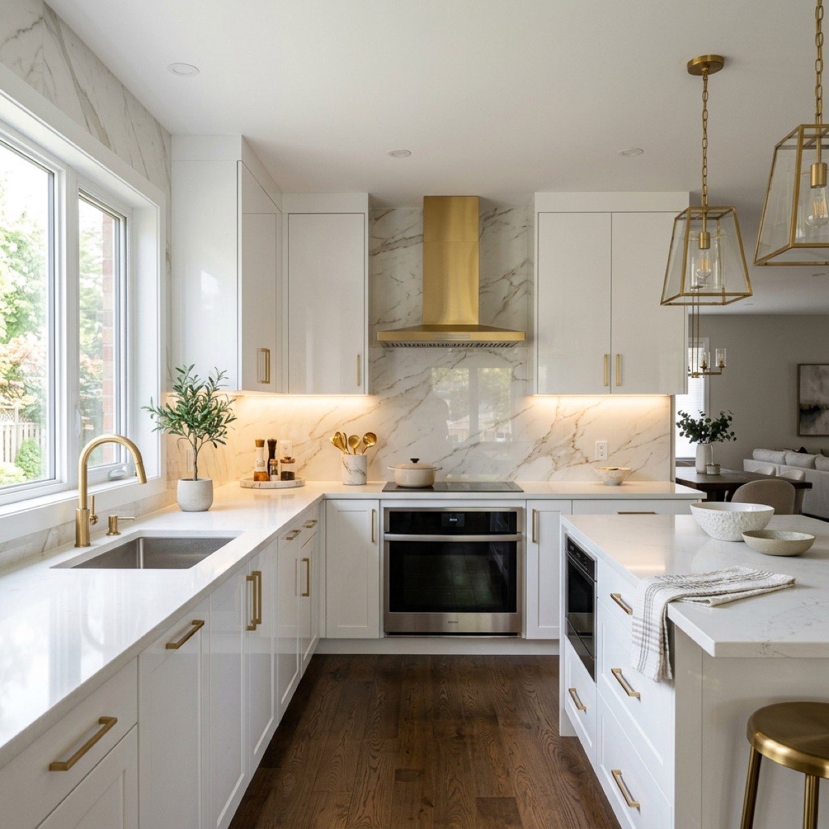 UV kitchen backsplash