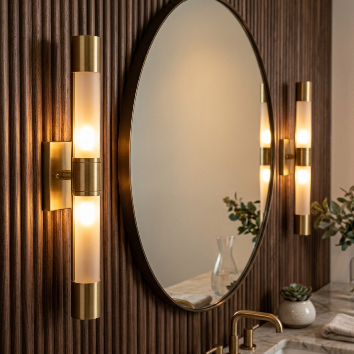 Designer vanity lighting sconces