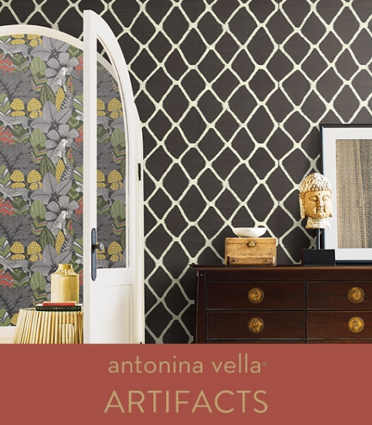 Modern geometric wallpaper
